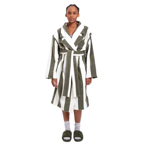 HOMMEY. Stripe Robe